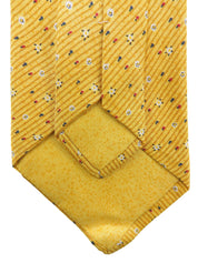 Yellow flower pattern tie