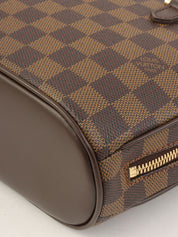 2001 Damier Saria 迷你棕色帆布