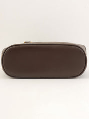 2001 Damier Saria 迷你棕色帆布