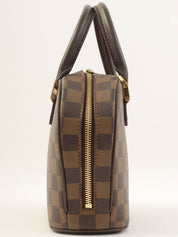 2001 Damier Saria 迷你棕色帆布