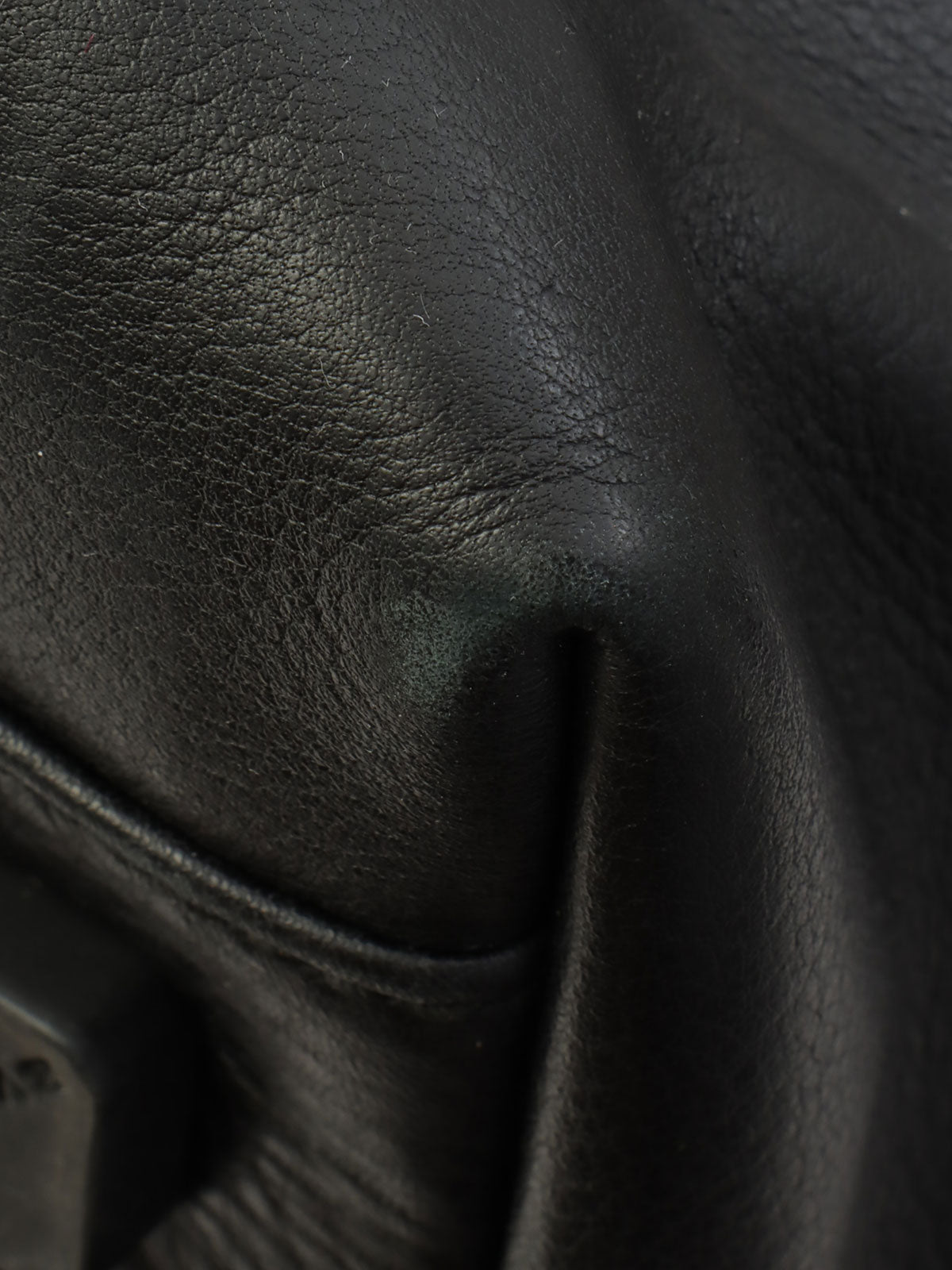 2-Way Leather Boston Bag - Black