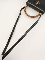 バンブー2wayバッグミニ ブラック