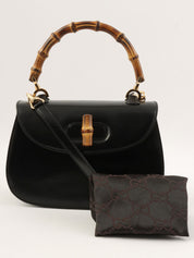 バンブー2wayバッグミニ ブラック