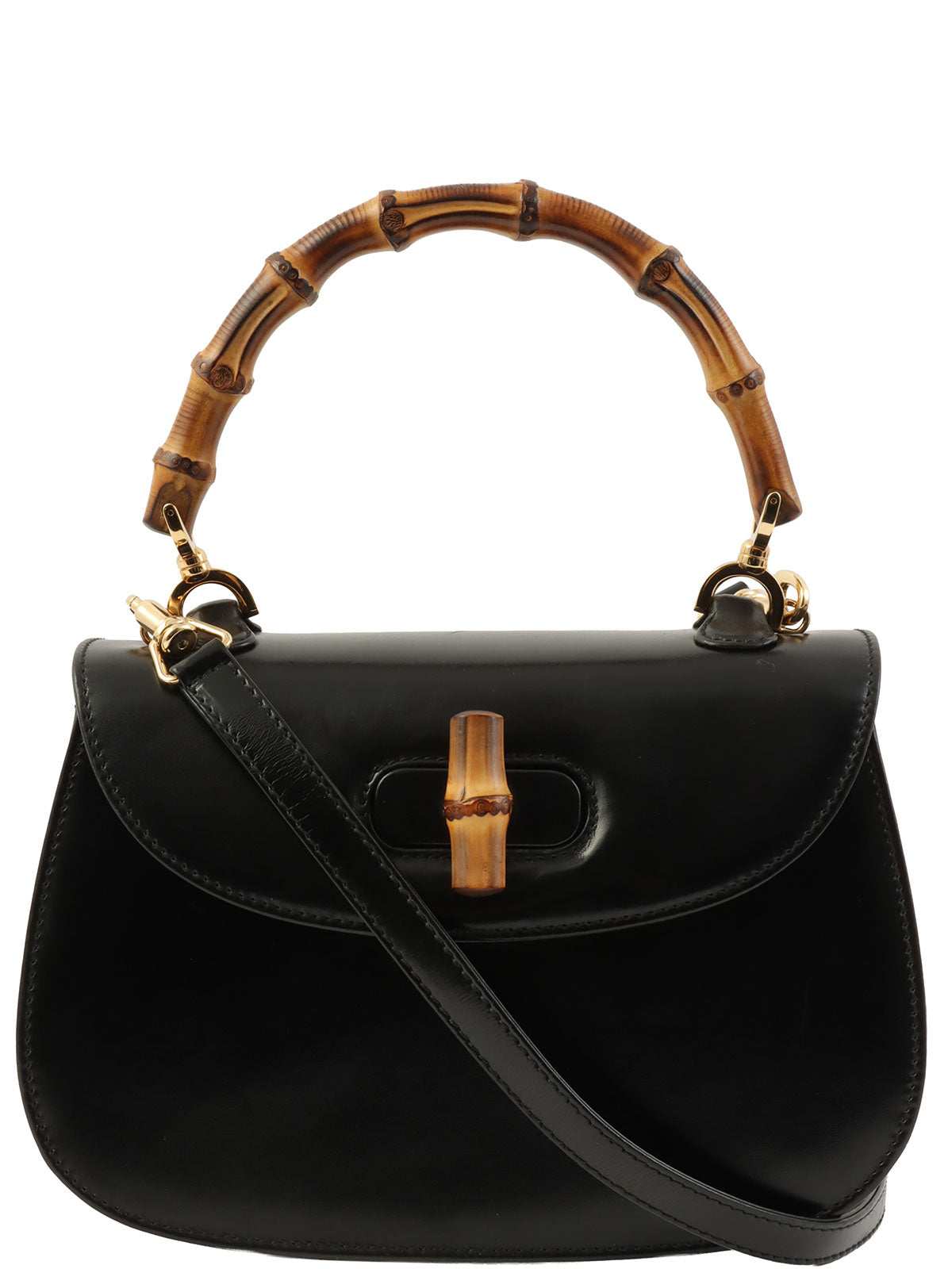 バンブー2wayバッグミニ ブラック