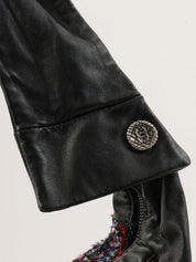 2014 Jacket Motif Girl Chanel Shoulder Bag Black/Multi