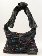 2014 Jacket Motif Girl Chanel Shoulder Bag Black/Multi