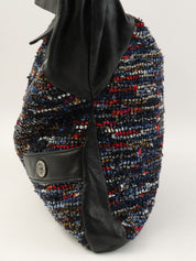 2014 款 Chanel 夹克图案女孩单肩包 黑色/多色