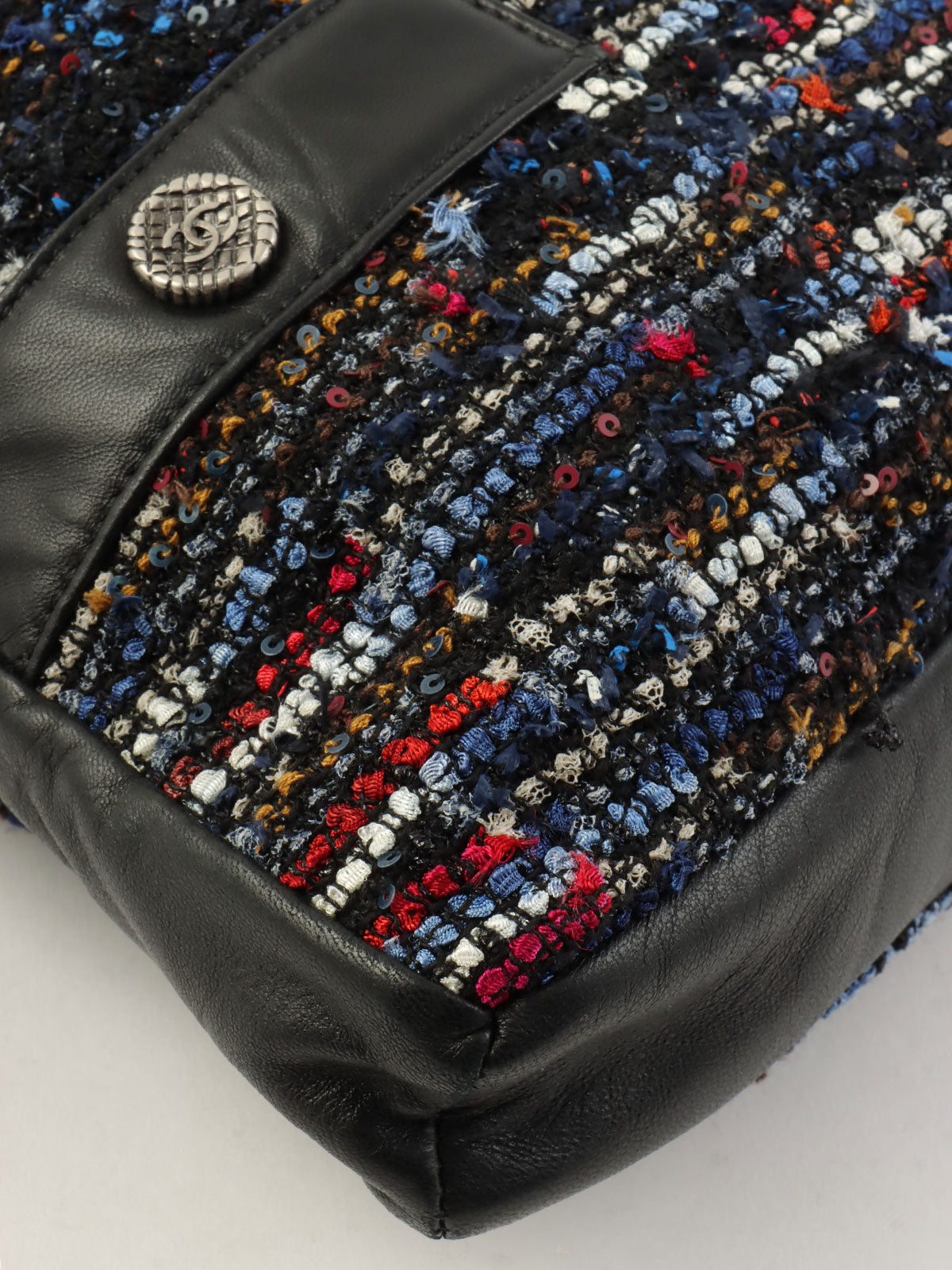 2014 Jacket Motif Girl Chanel Shoulder Bag Black/Multi