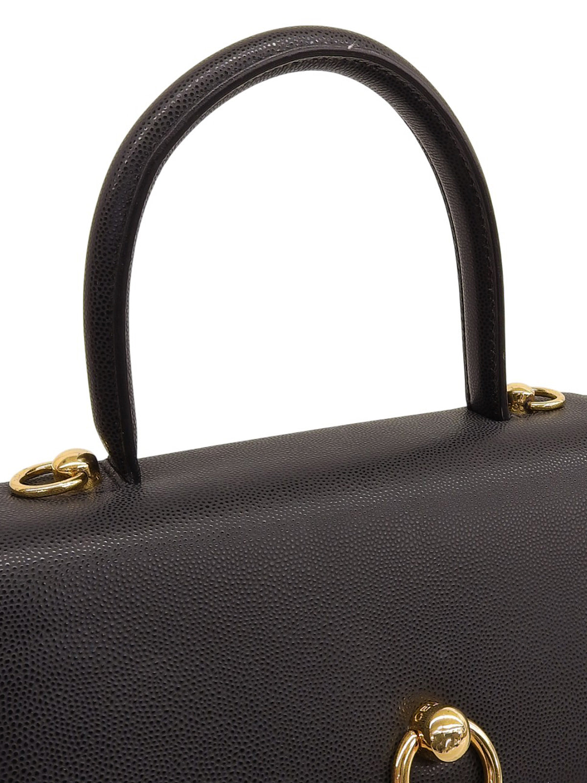 ロゴプレート2wayバッグ ブラック