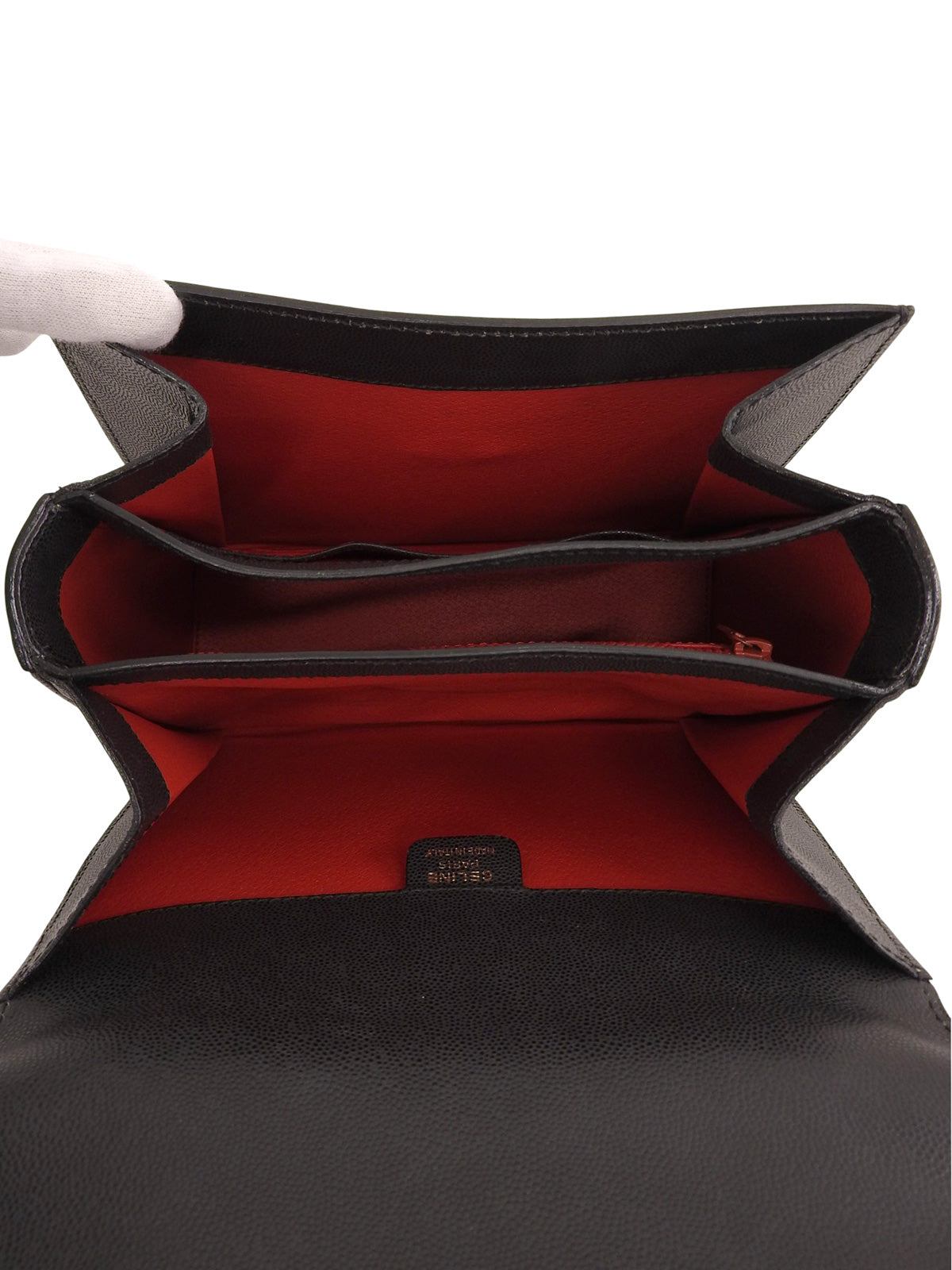 ロゴプレート2wayバッグ ブラック