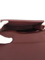 マストラインショルダーバッグ ボルドー