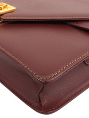 マストラインショルダーバッグ ボルドー