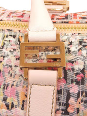 フラワーFFズッキーノパターンボストンバッグ ピンク/マルチ