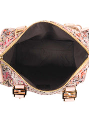 フラワーFFズッキーノパターンボストンバッグ ピンク/マルチ