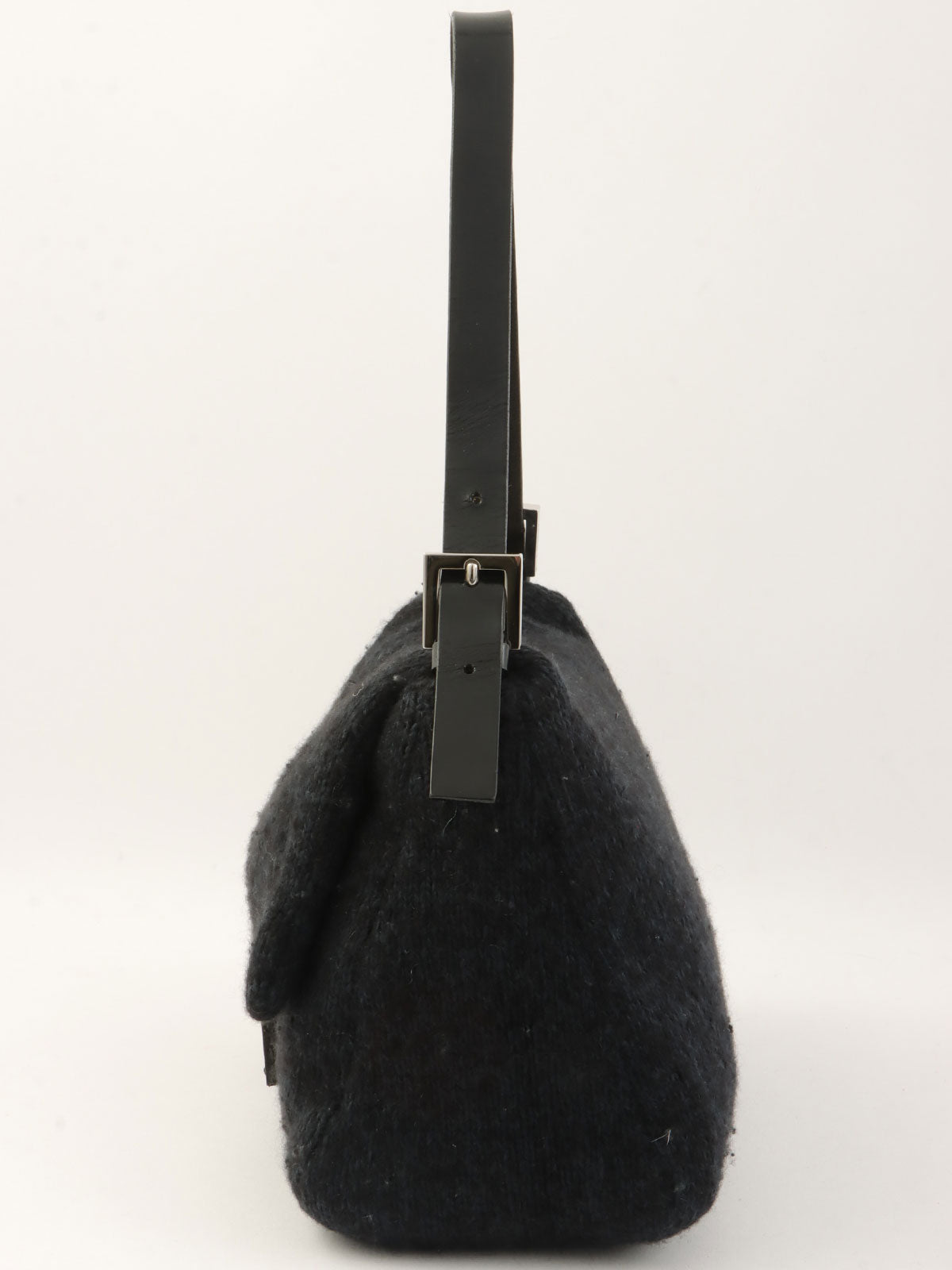 针织妈妈水桶包海军蓝