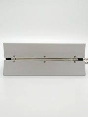 アルミガンチーニプレートチェーンショルダーバッグ シルバー