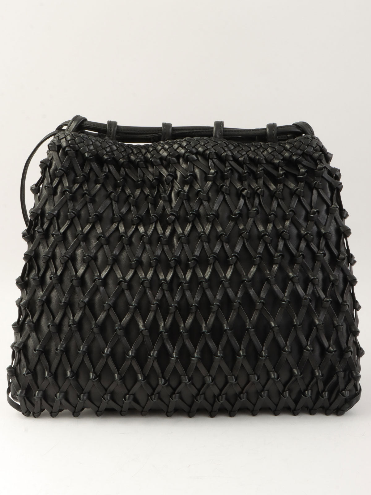 1998年頃製 ロゴプレート編み込みショルダーバッグ ブラック