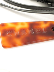 1998年頃製 ロゴプレート編み込みショルダーバッグ ブラック