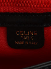 蜥蜴圆圈标志单肩包（黑色）