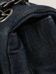 2016 Denim Perfume Pattern Classic Flap Chain Bag Indigo