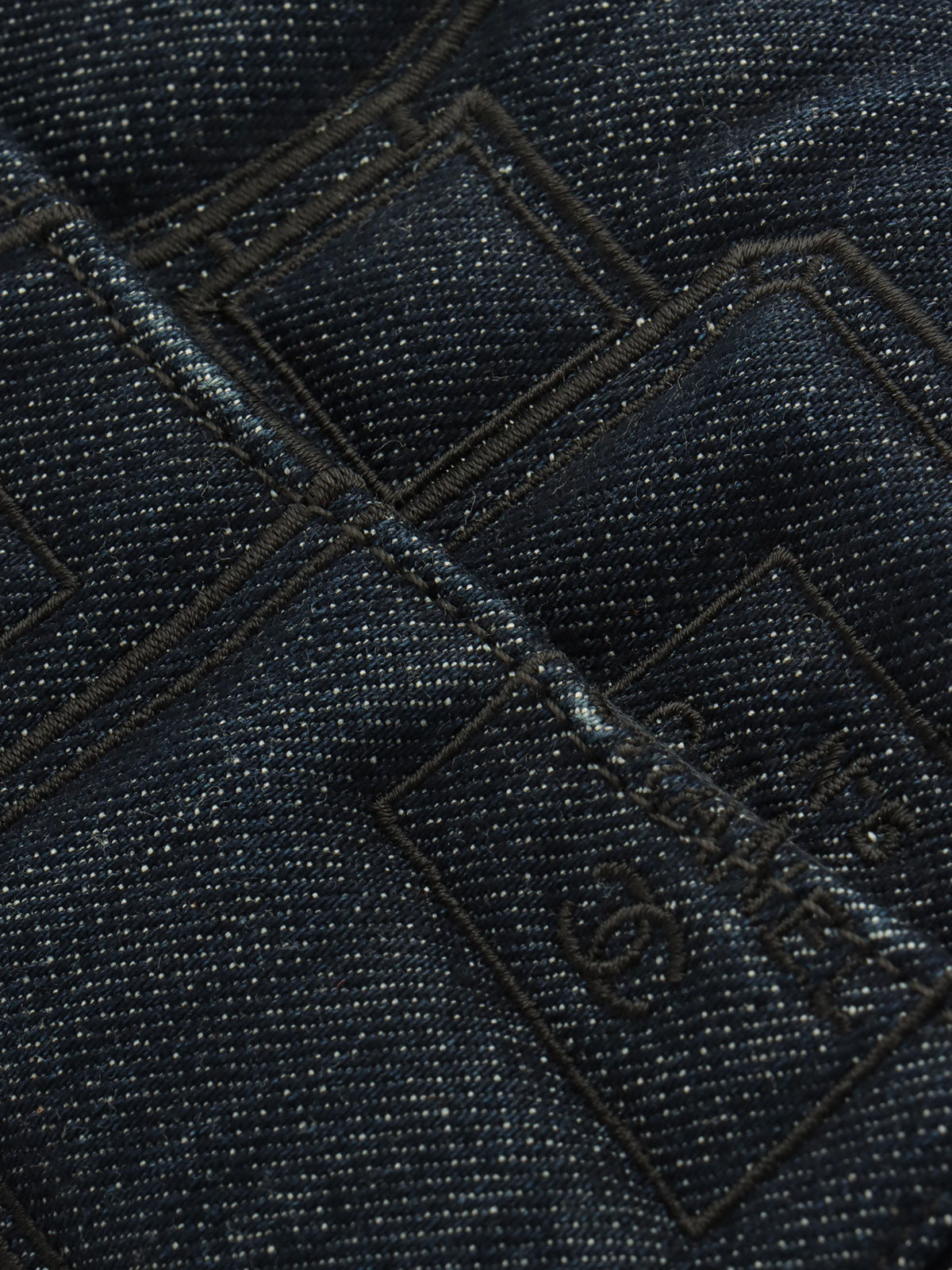 2016 Denim Perfume Pattern Classic Flap Chain Bag Indigo