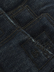 2016 Denim Perfume Pattern Classic Flap Chain Bag Indigo