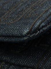 2016 Denim Perfume Pattern Classic Flap Chain Bag Indigo