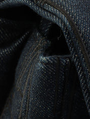 2016 Denim Perfume Pattern Classic Flap Chain Bag Indigo