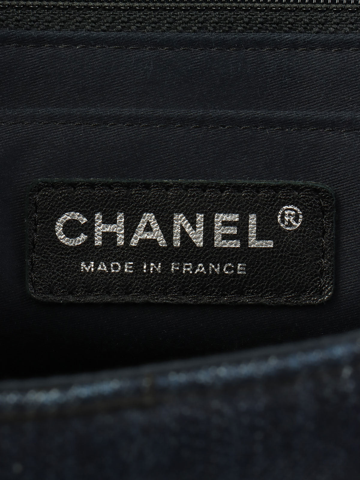 2016 Denim Perfume Pattern Classic Flap Chain Bag Indigo