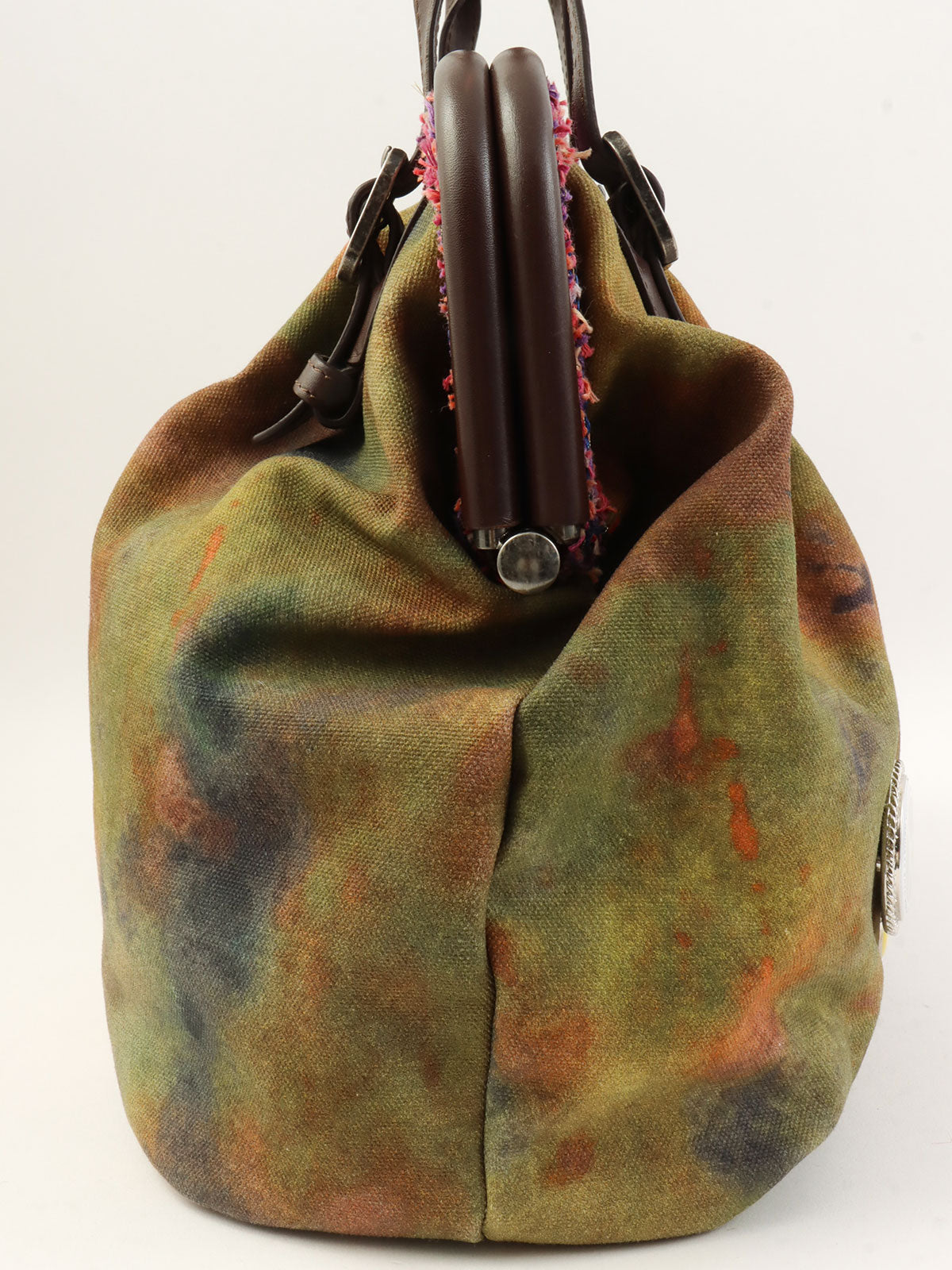 2015涂鸦搭扣手提包 卡其色/多色