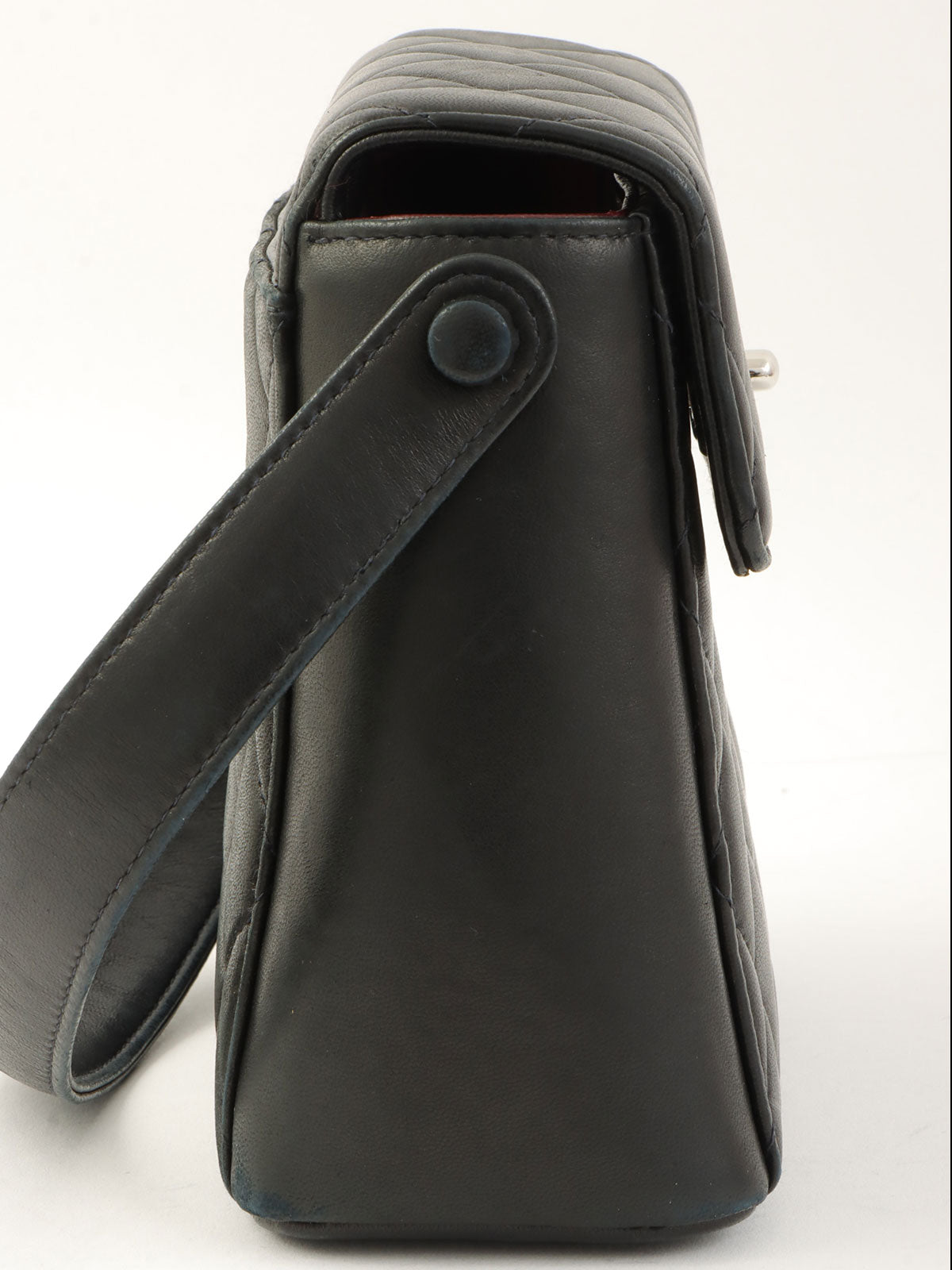 1998年頃製 CCマークプレートハンドバッグ ブラック