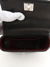 1998年頃製 CCマークプレートハンドバッグ ブラック