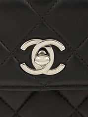 1998年頃製 CCマークプレートハンドバッグ ブラック