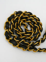 1995年頃製 クラシックフラップチェーンバッグ23cm ブラック