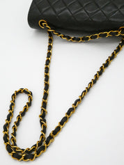 1995年頃製 クラシックフラップチェーンバッグ23cm ブラック