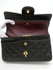 1995年頃製 クラシックフラップチェーンバッグ23cm ブラック