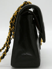 1995年頃製 クラシックフラップチェーンバッグ23cm ブラック