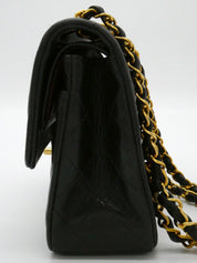 1995年頃製 クラシックフラップチェーンバッグ23cm ブラック
