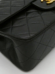 1995年頃製 クラシックフラップチェーンバッグ23cm ブラック