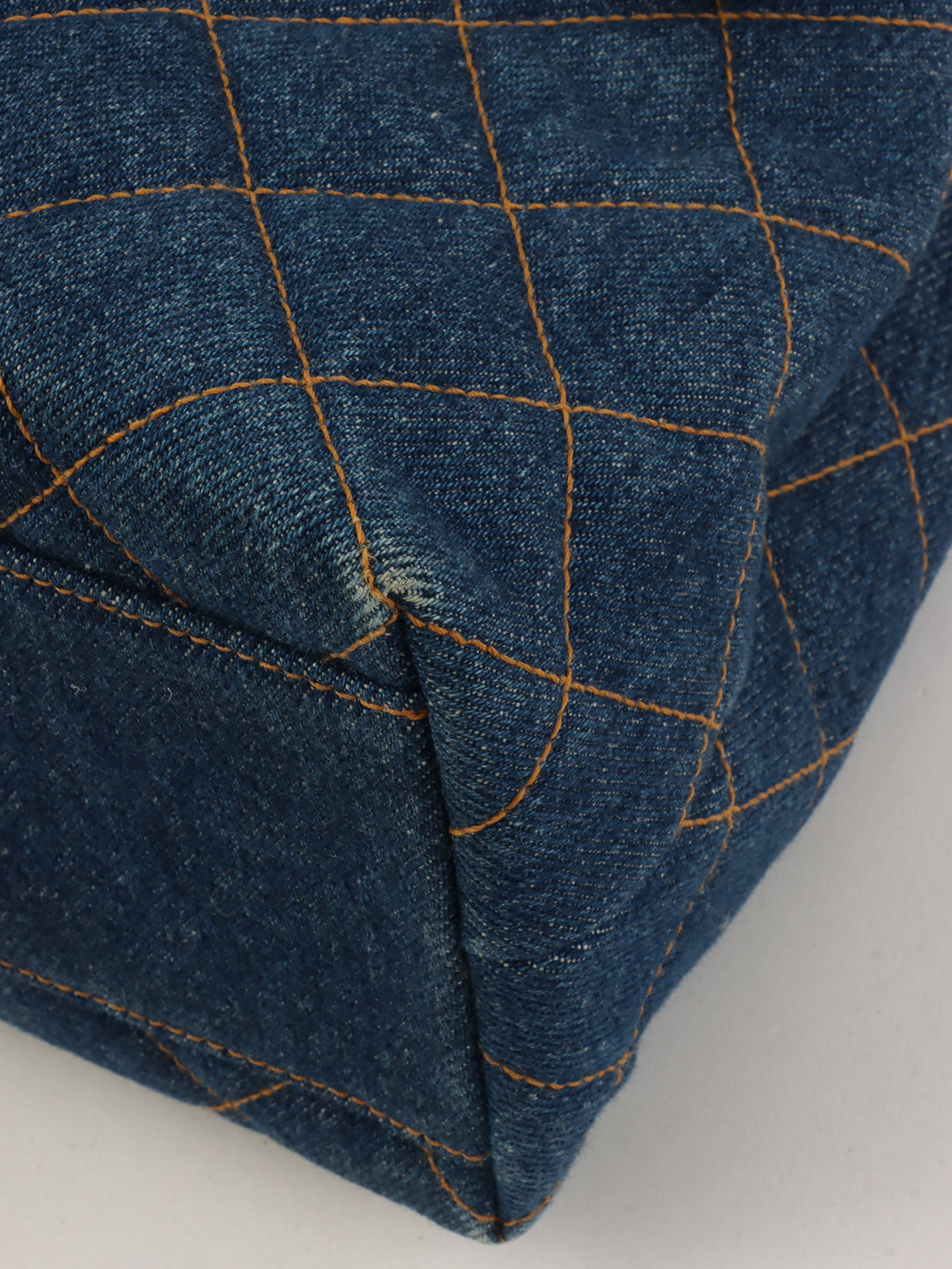 1997 Denim CC Turnlock Handbag, Blue