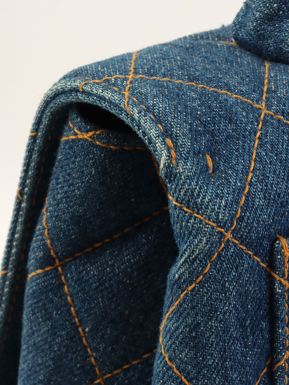 1997 Denim CC Turnlock Handbag, Blue