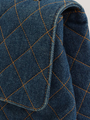 1997 Denim CC Turnlock Handbag, Blue