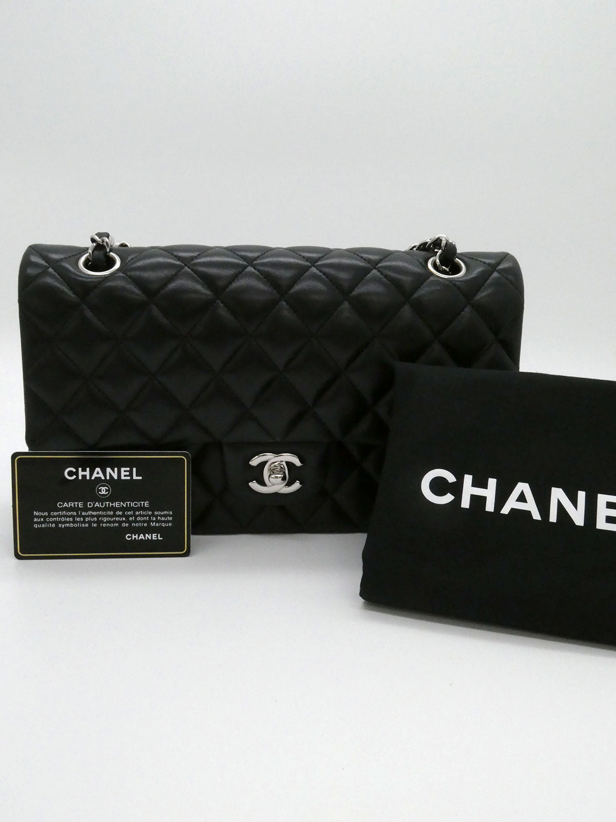2014 Classic Flap Chain Bag 25cm Black