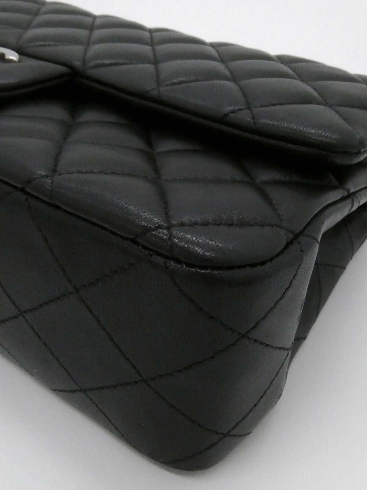 2014年頃製 クラシックフラップチェーンバッグ25cm ブラック