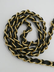 2001 Caviar Skin Classic Flap Chain Bag 23cm Black