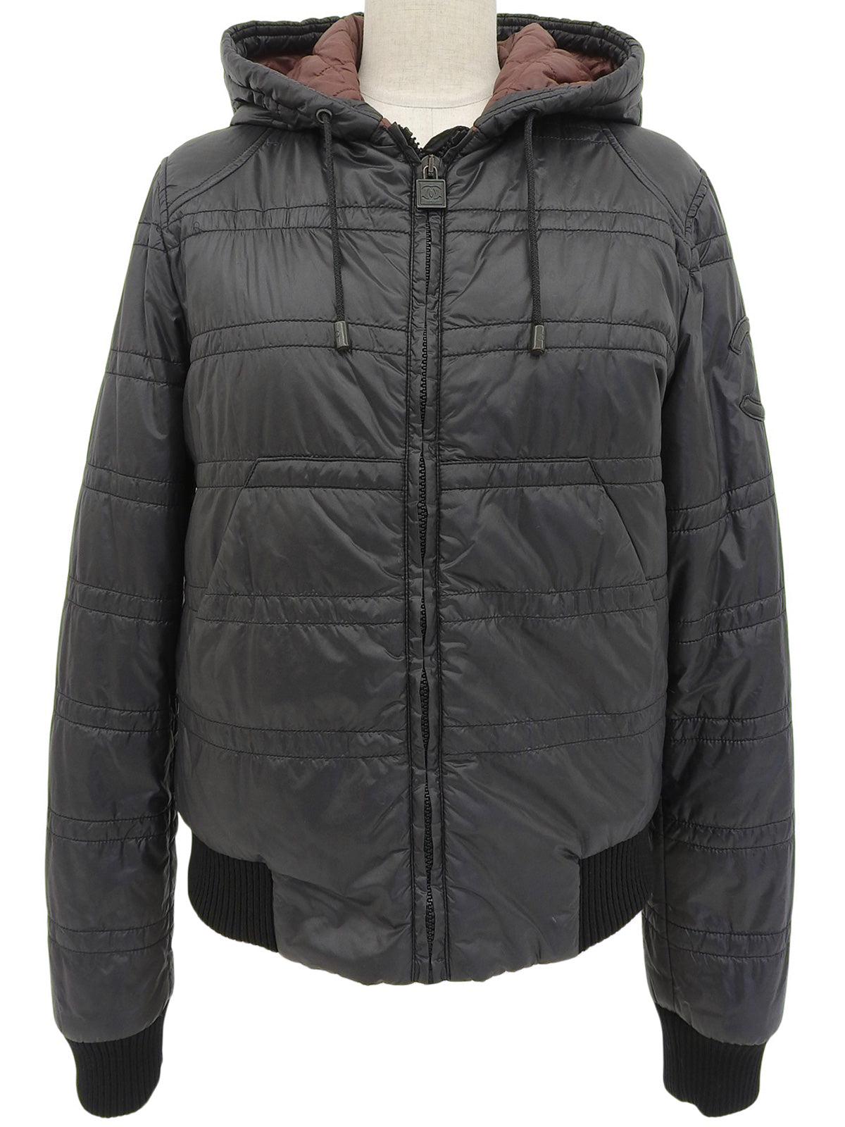 Sports Line CC Mark Quilted Blouson Black
