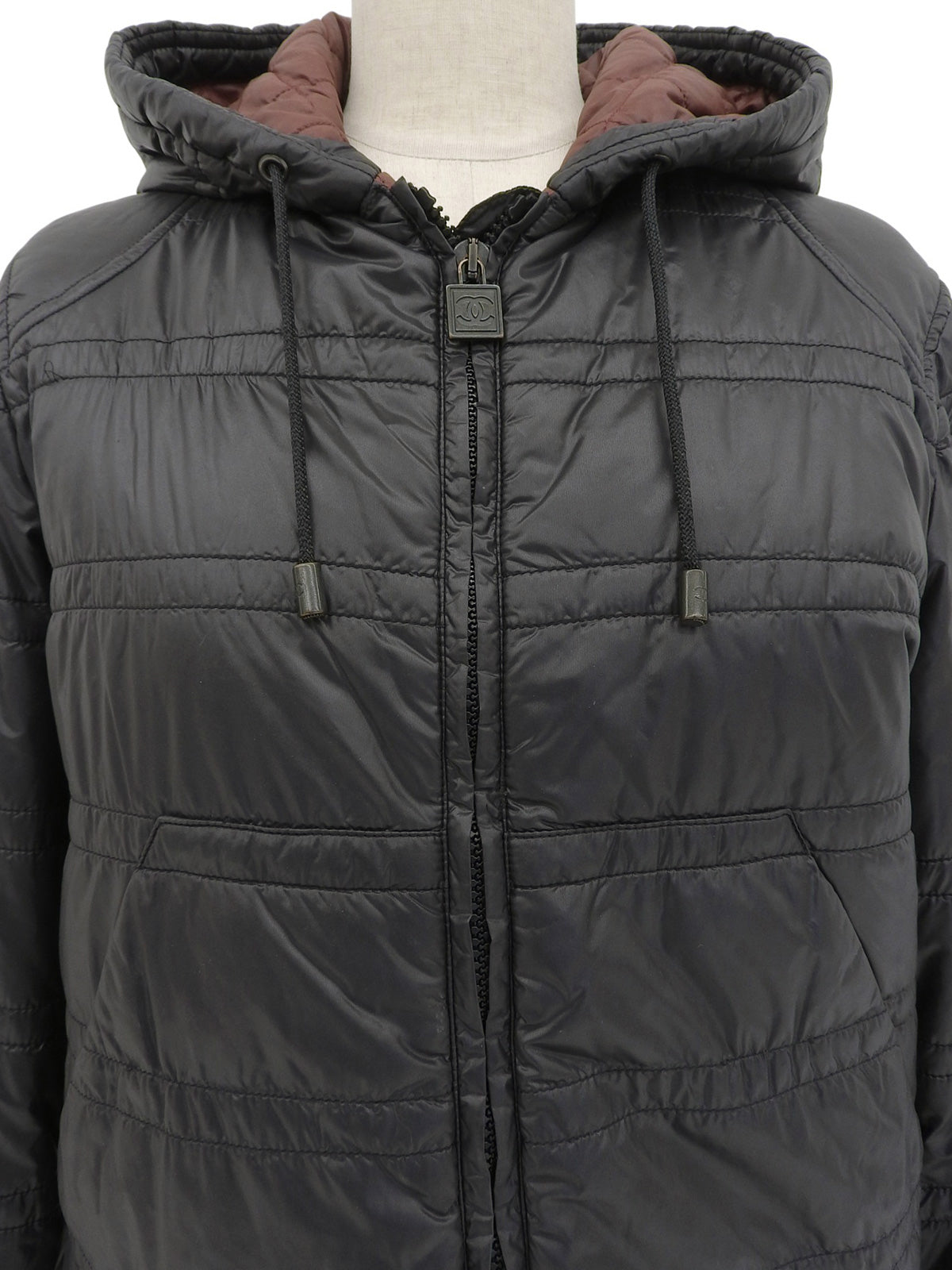 Sports Line CC Mark Quilted Blouson Black