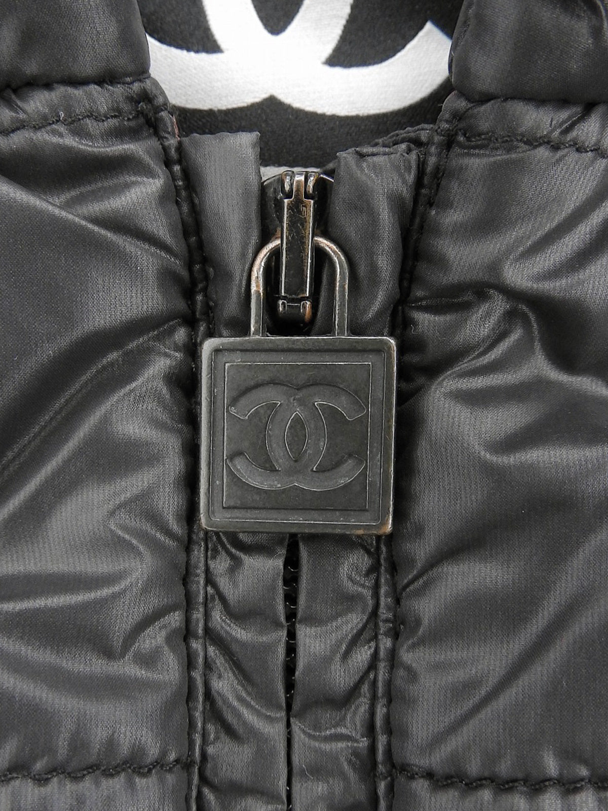 Sports Line CC Mark Quilted Blouson Black