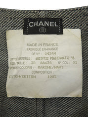 デニムCCマークボタンベスト インディゴ