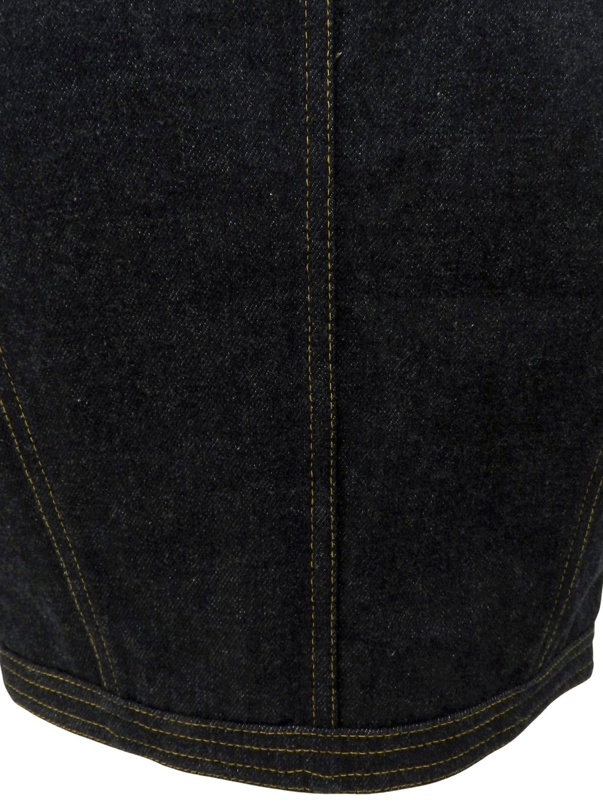 デニムCCマークボタンベスト インディゴ